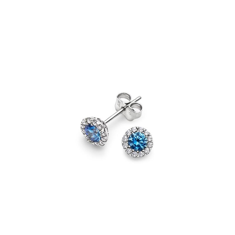 Product Image for ÖH 18k VG carmose blå cz