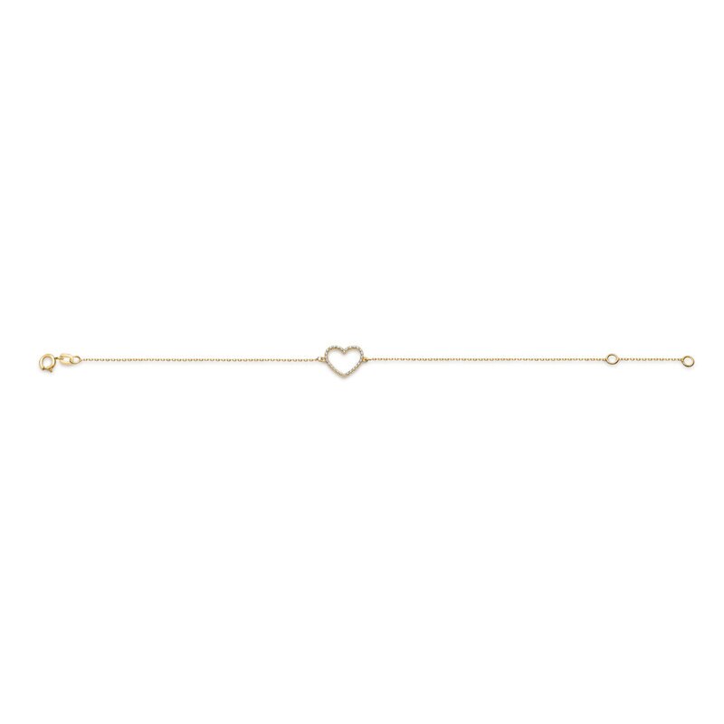 Product Image for AB 18k cz hjärta Valentino