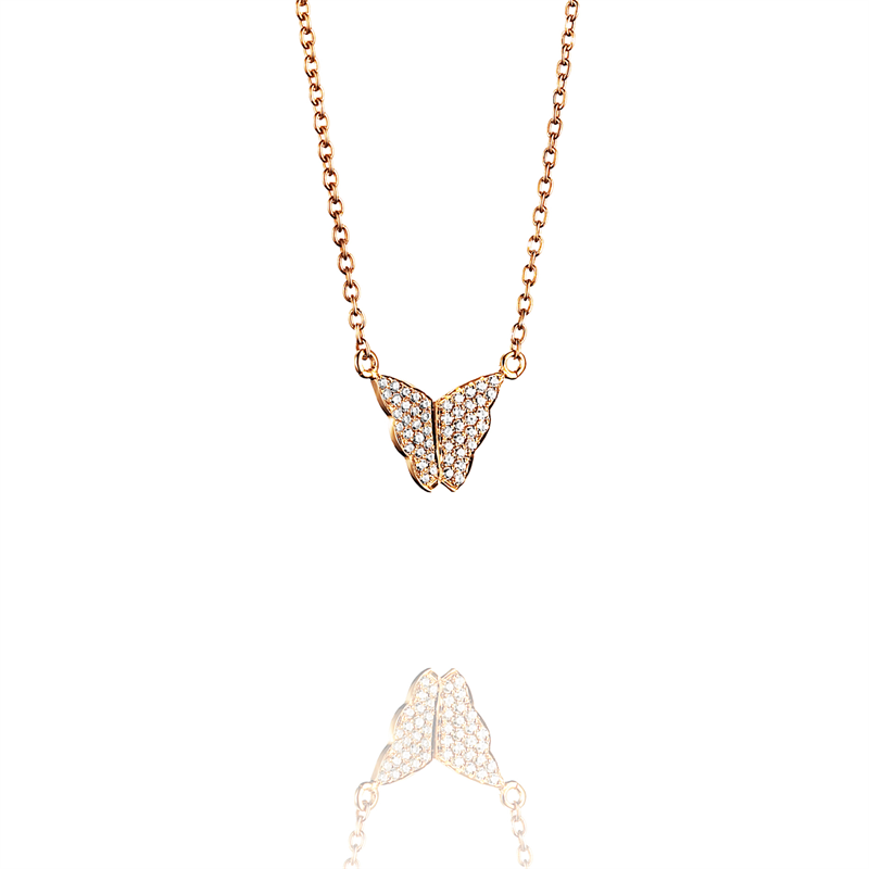 Product Image for Little Miss Butterfly & Stars Necklace