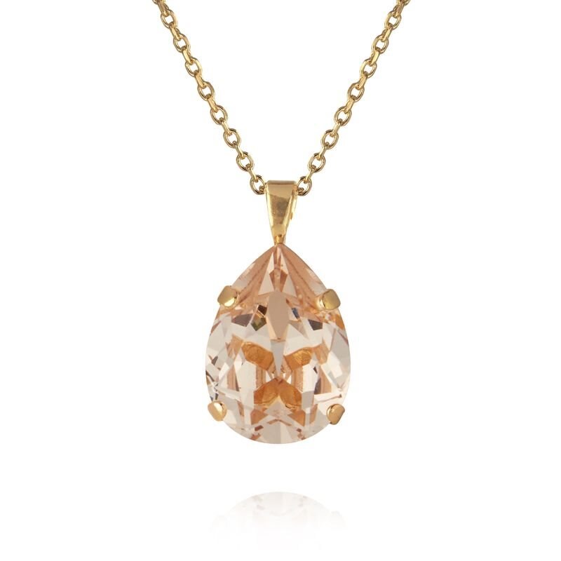 Product Image for Mini Drop Necklace Gold / Silk