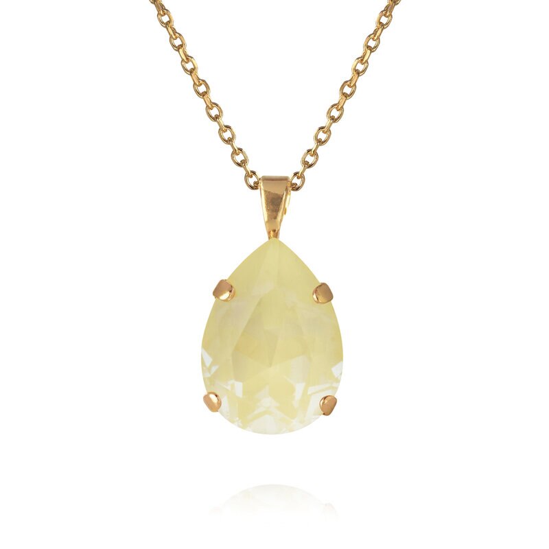 Product Image for Mini Drop Necklace Gold Soft Yellow
