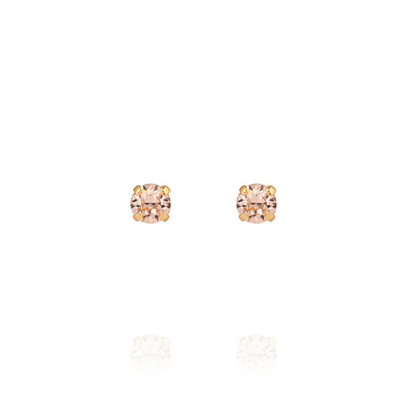 Product Image for Mini Stud Earrings Gold Light Peach