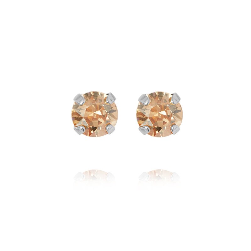 Product Image for Mini Stud Earrings Rhodium Golden Shadow