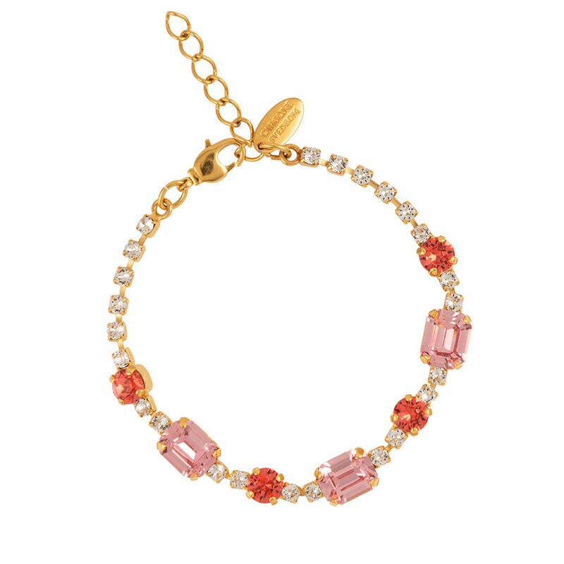 Product Image for Corinna Bracelet Gold / Coral Combo