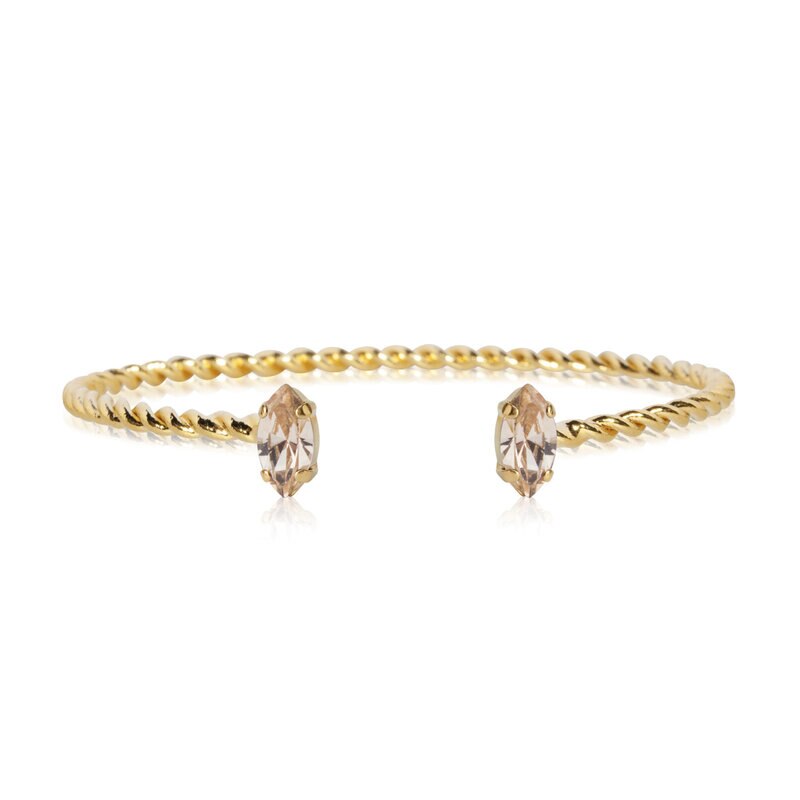 Product Image for Petite Navette Bracelet Gold Light Silk
