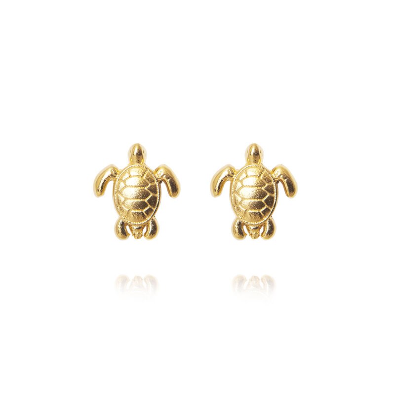 Product Image for Turtle Earrings Gold