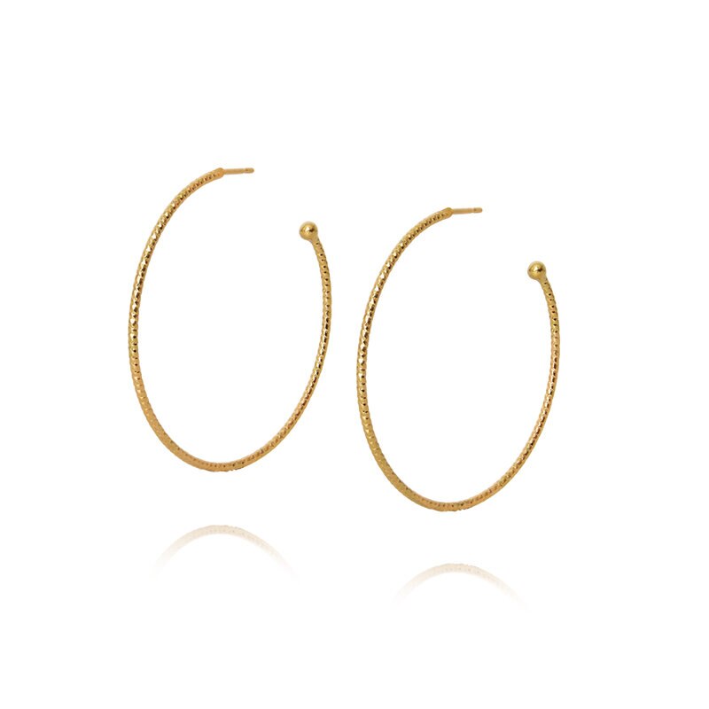 Product Image for Evita Loop Earrings Gold