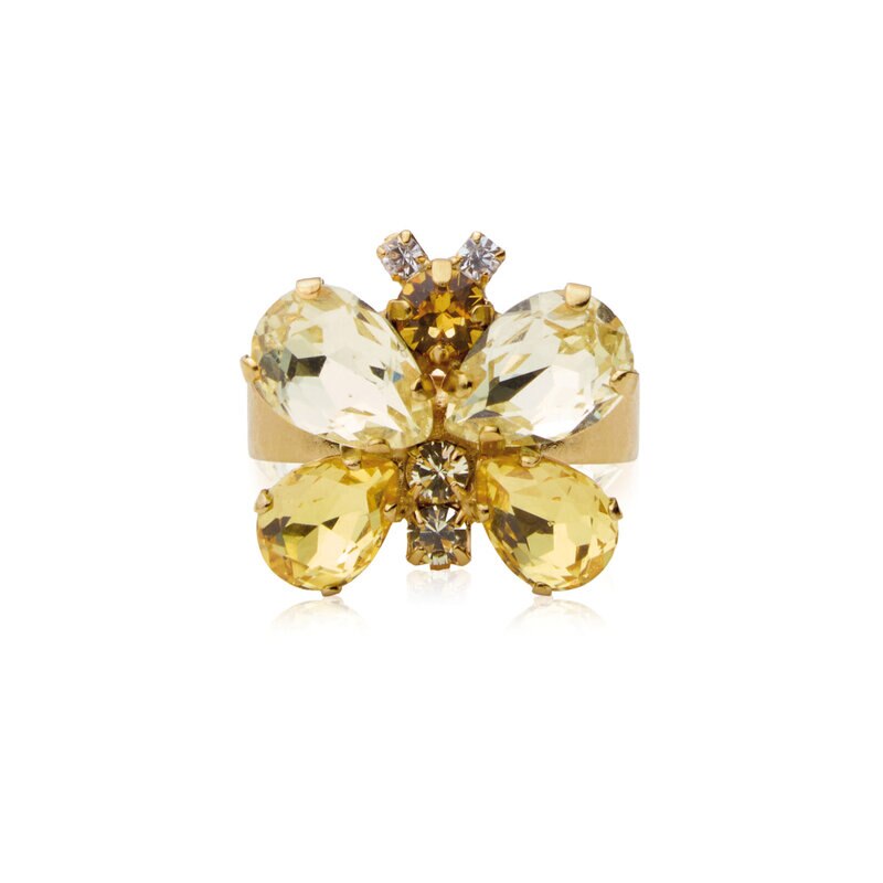 Product Image for Butterfly Ring Gold Yellow Combo