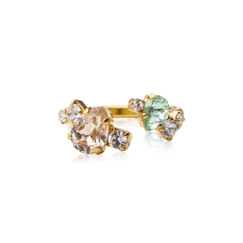 Product Image for Vivi Ring Gold Chrysolite / Light Silk