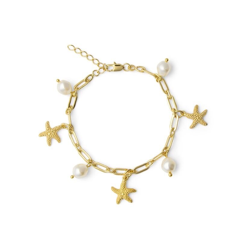 Product Image for Sea Star Chain Bracelet / Pearl