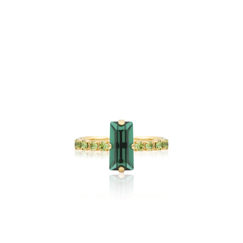 Product Image for Lucy Ring / Emerald + Peridot