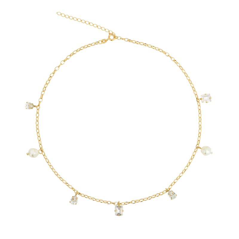 Product Image for Lumina Necklace / Pearl + Crystal