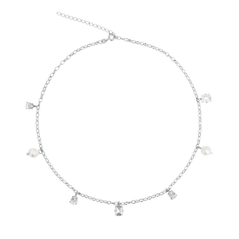 Product Image for Lumina Necklace / Pearl + Crystal