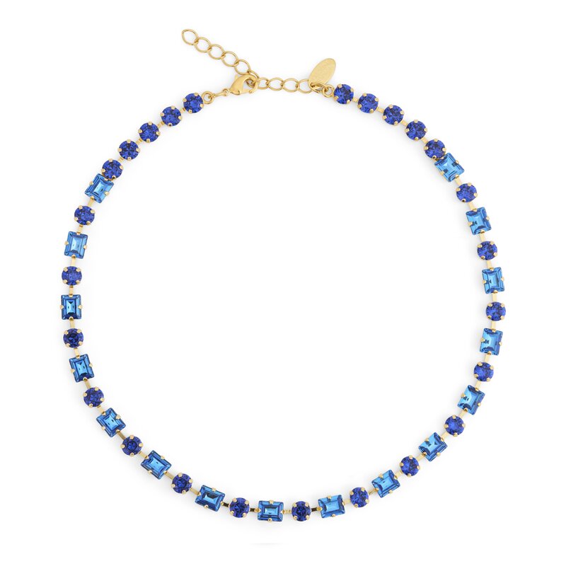 Product Image for Diora Statement Necklace / ReCreated™ Blue Combo