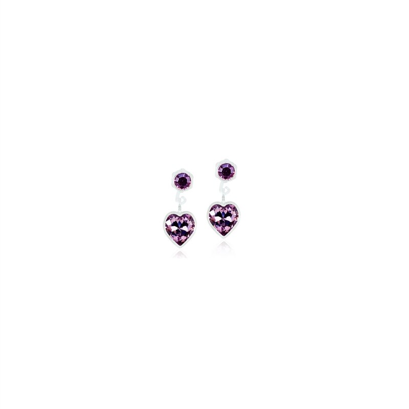Product Image for MP Pendant Heart 4/6 mm, Light amethyst