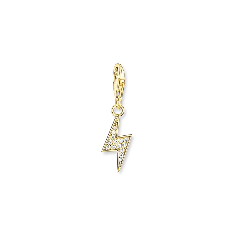 Product Image for Charm-hängsmycke blixt gulpläterat