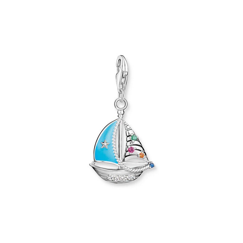 Product Image for Charm-hängsmycke turkosa segelbåt