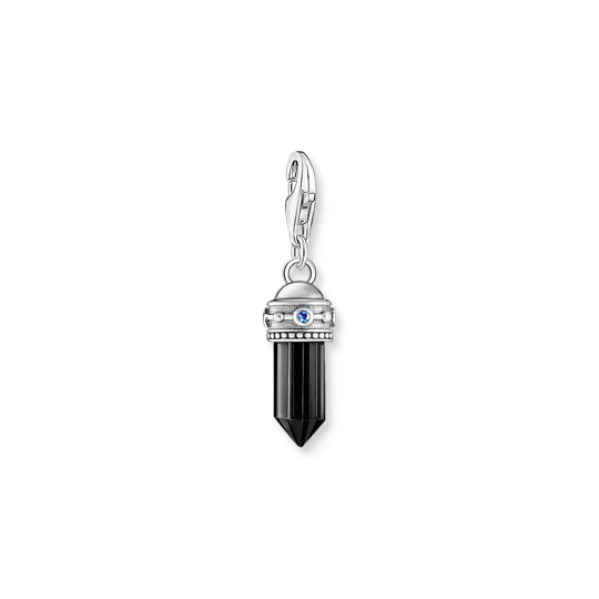 Product Image for Charm-hängsmycka hexagon svart