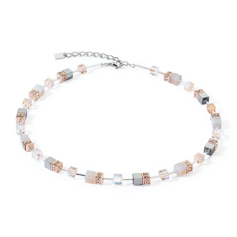 Product Image for GeoCUBE Iconic Precious necklace rose gold-peach