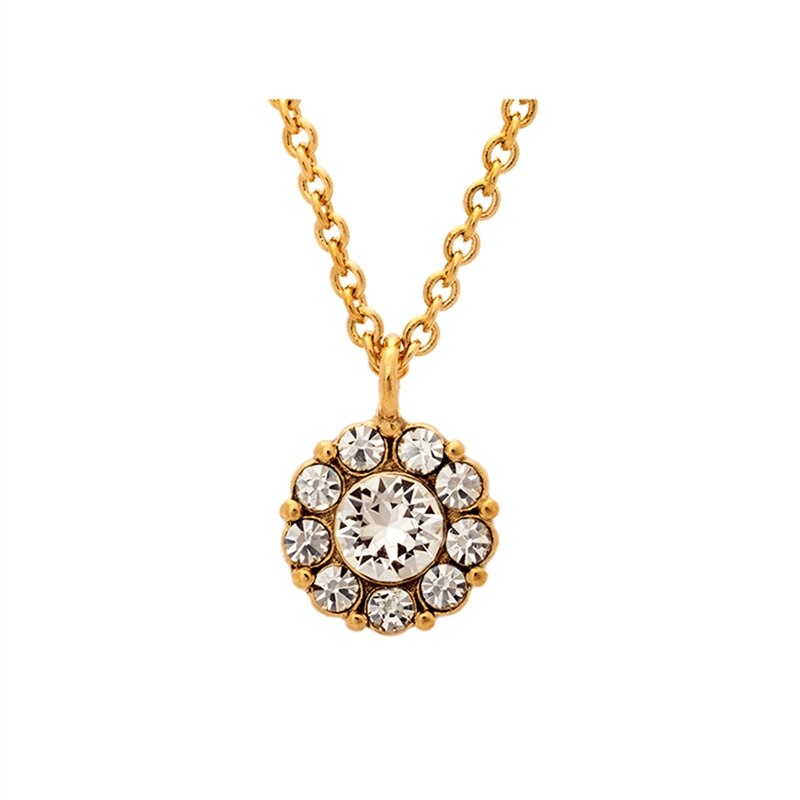 Product Image for Petite Miss Sofia necklace Crystal Gold
