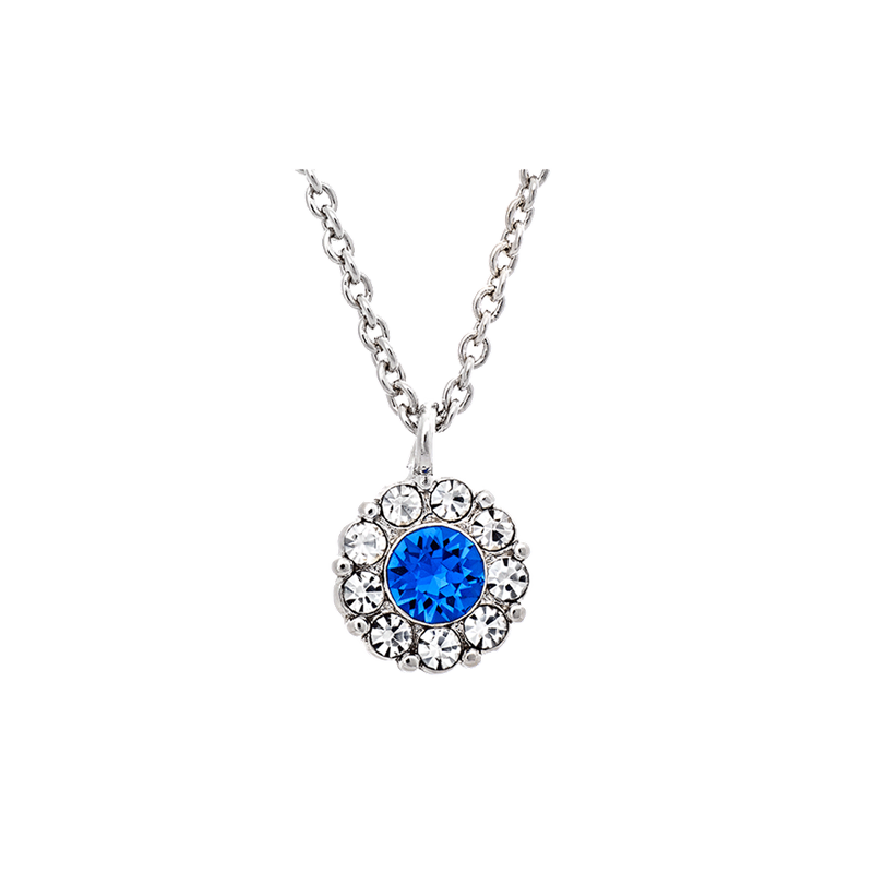 Product Image for Petite Miss Sofia necklace - Sapphire (Silver)