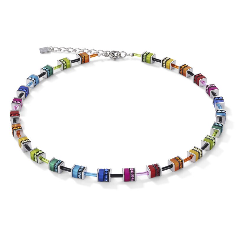 Product Image for GeoCUBE necklace polaris & rhinestone multicolour