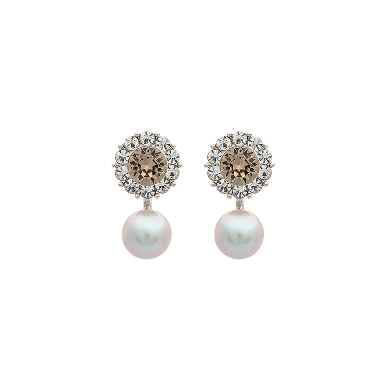 Product Image for Miss Sofia butterfly earrings Diamond grey