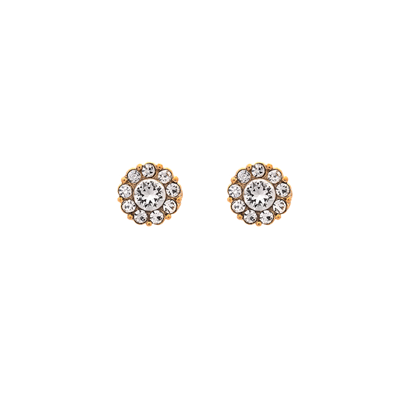Product Image for Petite Miss Sofia earrings Crystal Gold