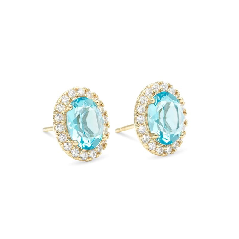 Product Image for Luna earrings - Aquamarine