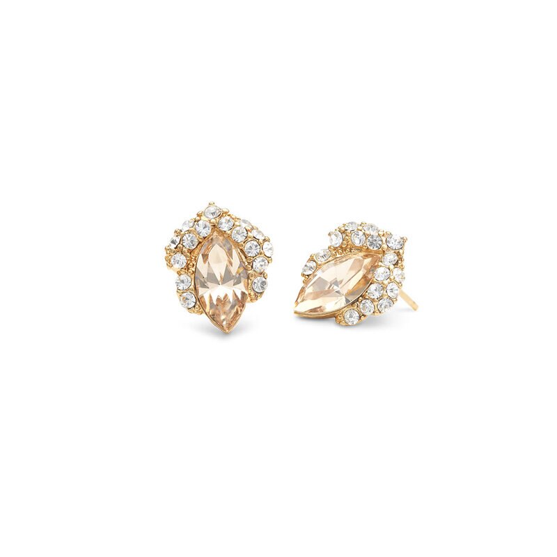 Product Image for Petite Camille stud earrings - Golden shadow
