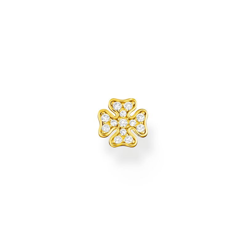 Product Image for Stiftörhänge klöver guld