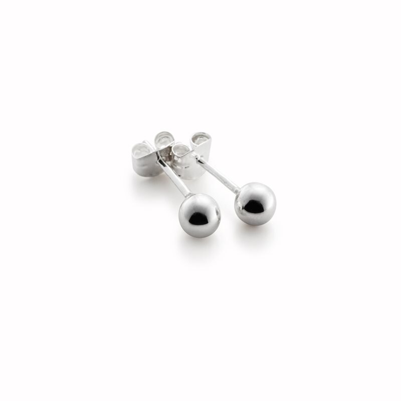 Product Image for Halo earrings silver 4MM