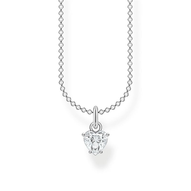 Product Image for Halsband hjärta vit sten