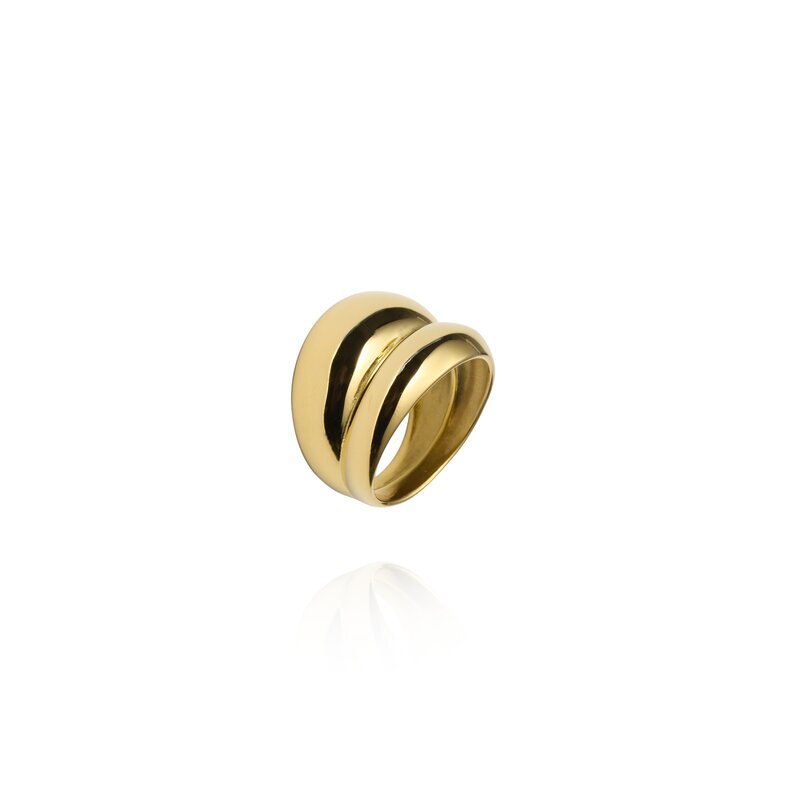 Product Image for Rebel Double Gold Ring #54