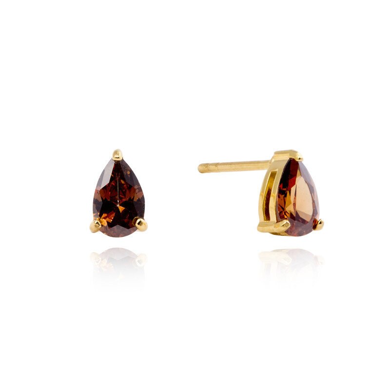 Product Image for Belle Gold Medium Studs - Coffee