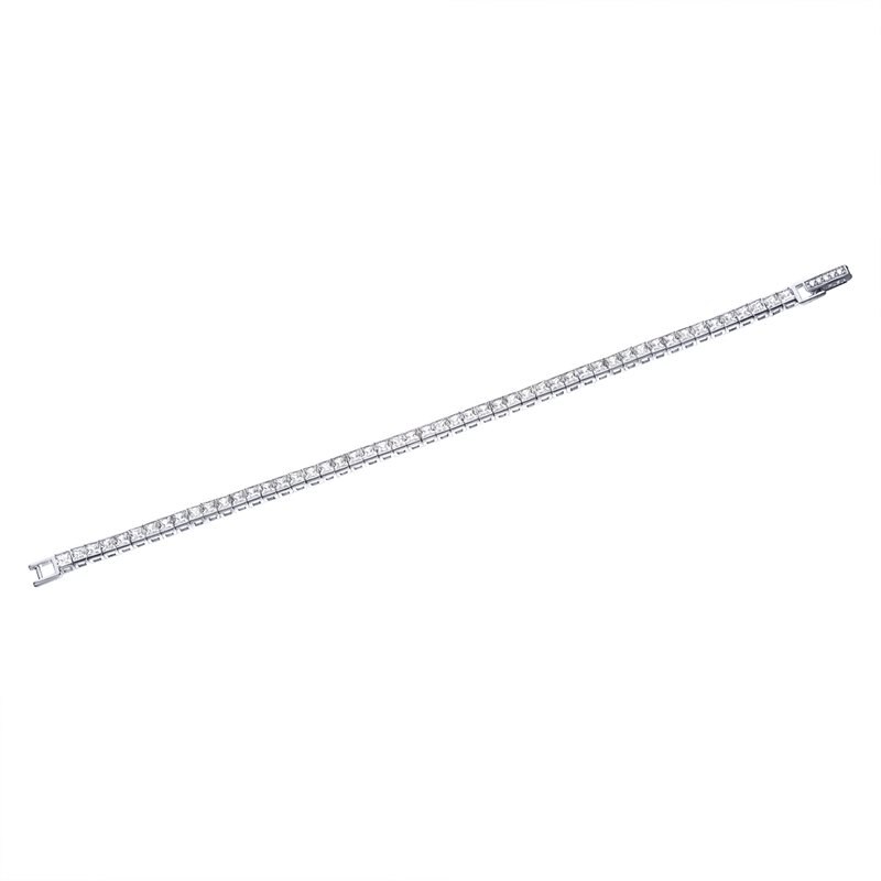 Product Image for Platinum square zirconia bracelet