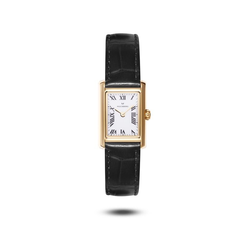 Product Image for Timeless Black Leather gold