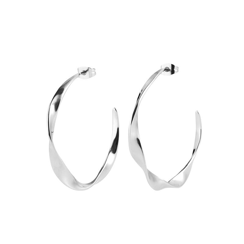 Product Image for Twirl  - Silverörhängen Large