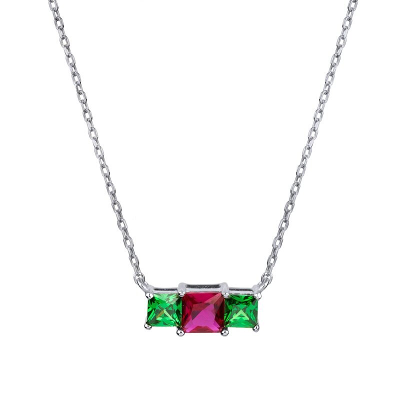 Product Image for Necklace Green/Ruby/Green