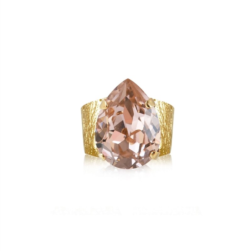 Product Image for Classic Drop Ring Gold Vintage Rose
