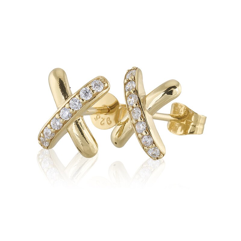 Product Image for Cross my heart Örhängen Förgylld