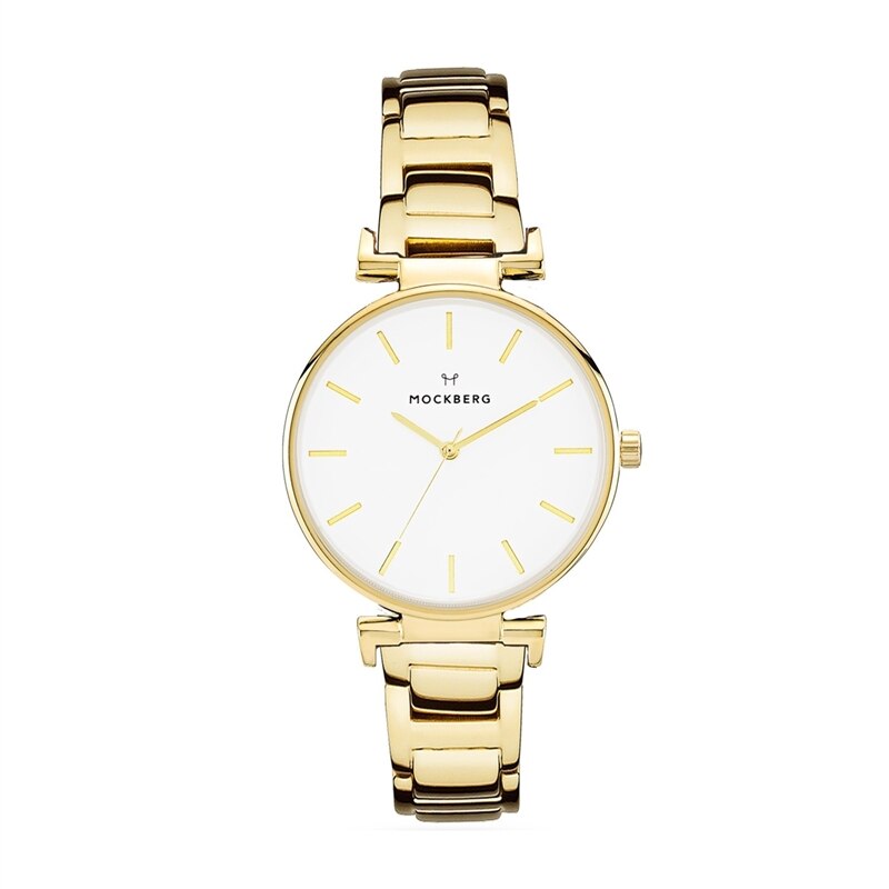 Product Image for Modest 34 / IPG linked strap white dial