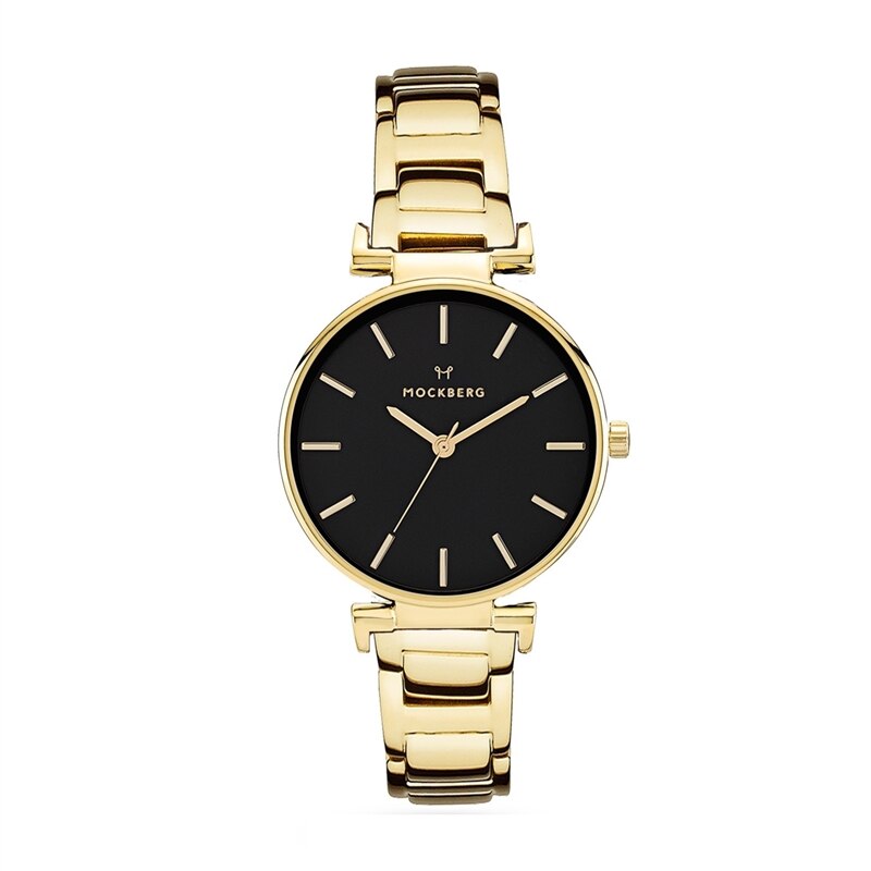 Product Image for Modest 34 / IPG linked strap black dial