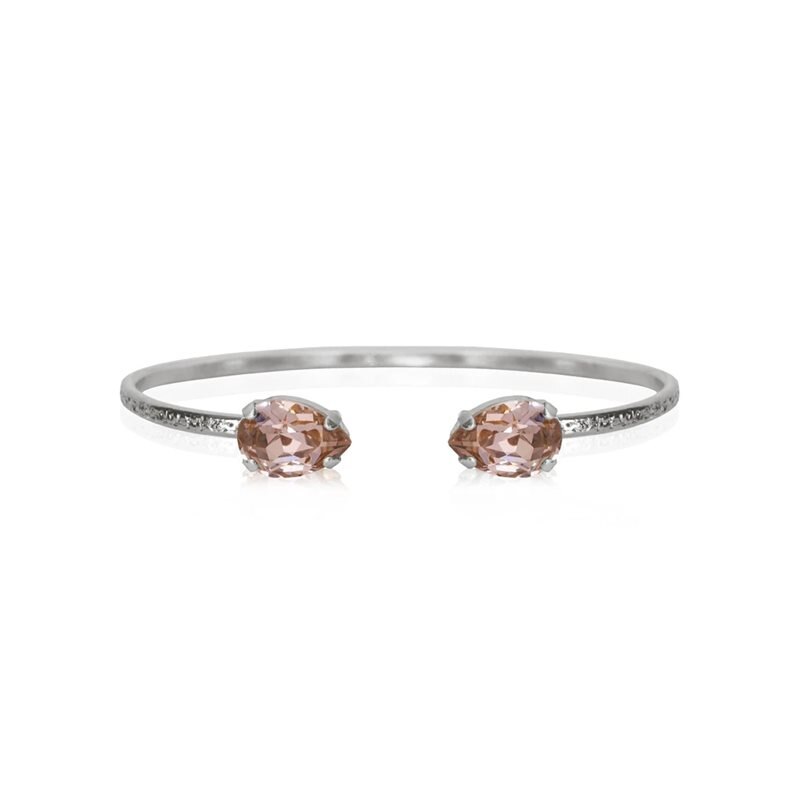 Product Image for Petite Drop Bracelet Rhodium Vintage Rose
