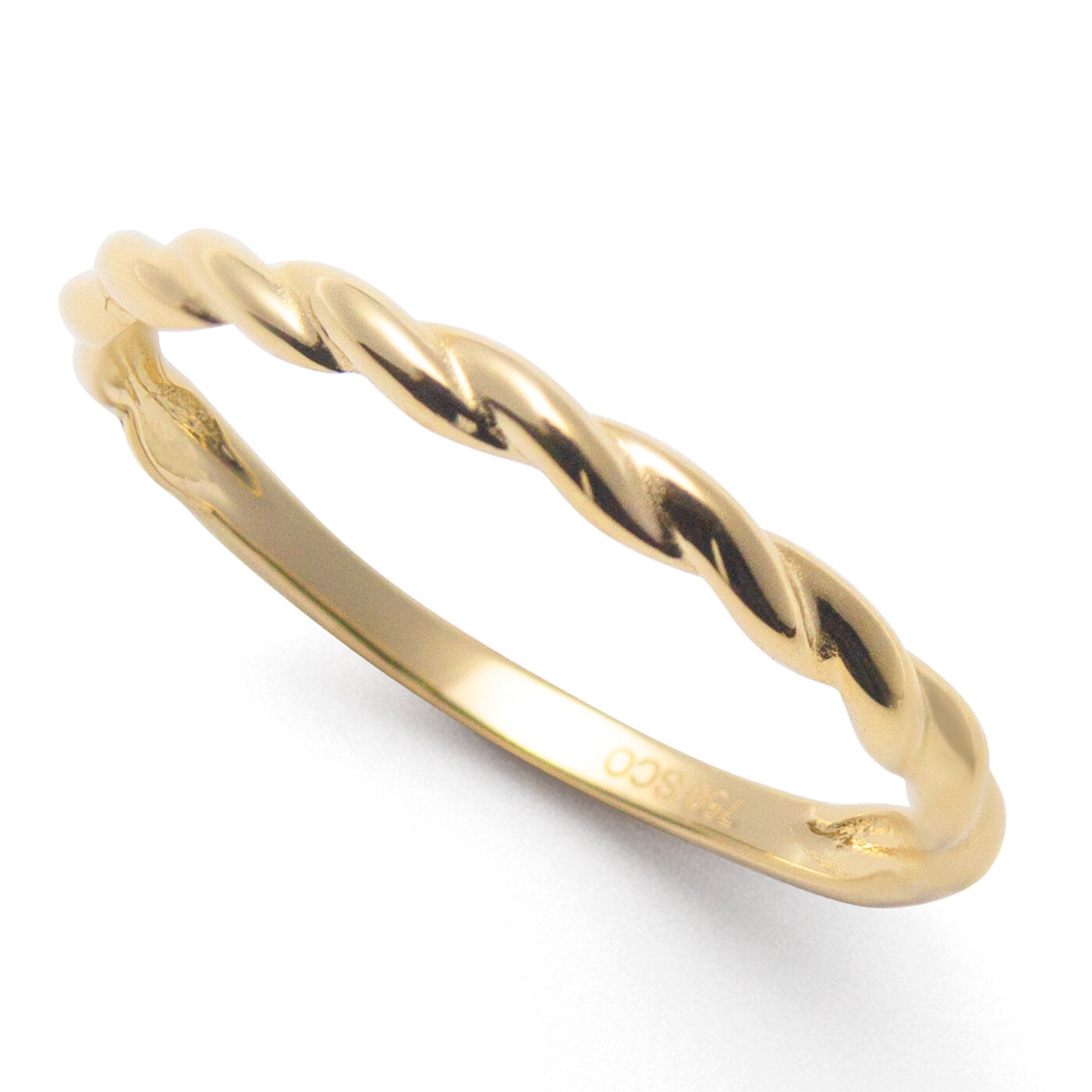 Ring 18k twist 54