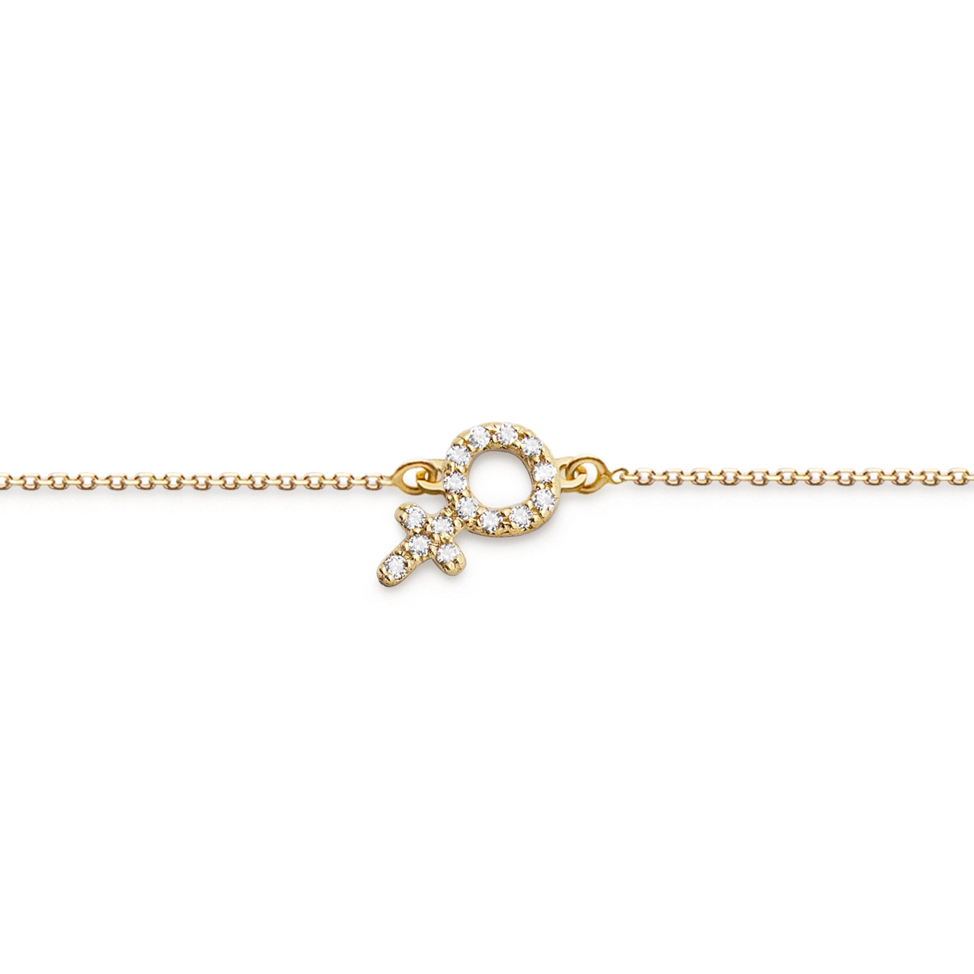 Armband 18K guld Kvinnosymbol
