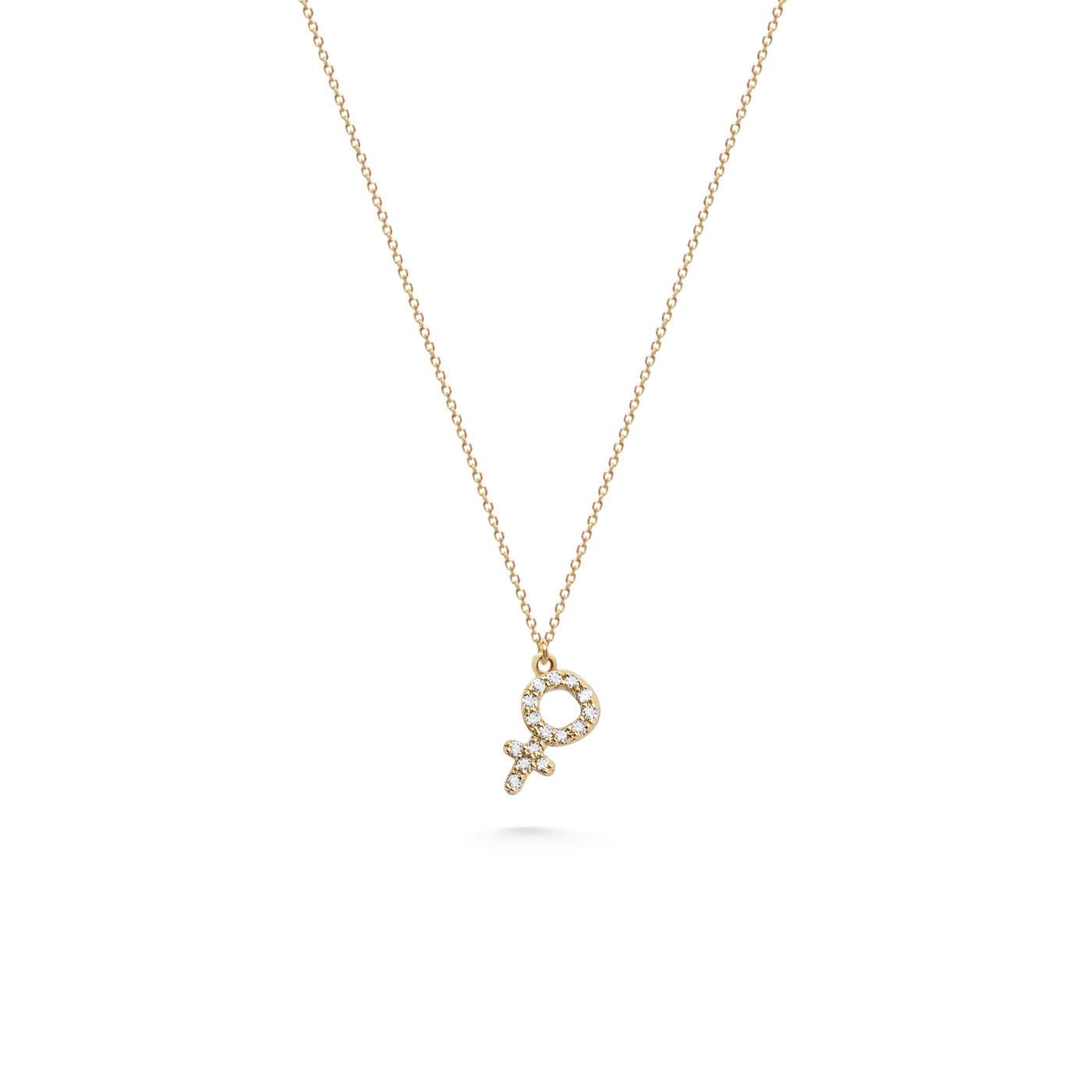 Halsband 18K Guld Kvinnosymbol