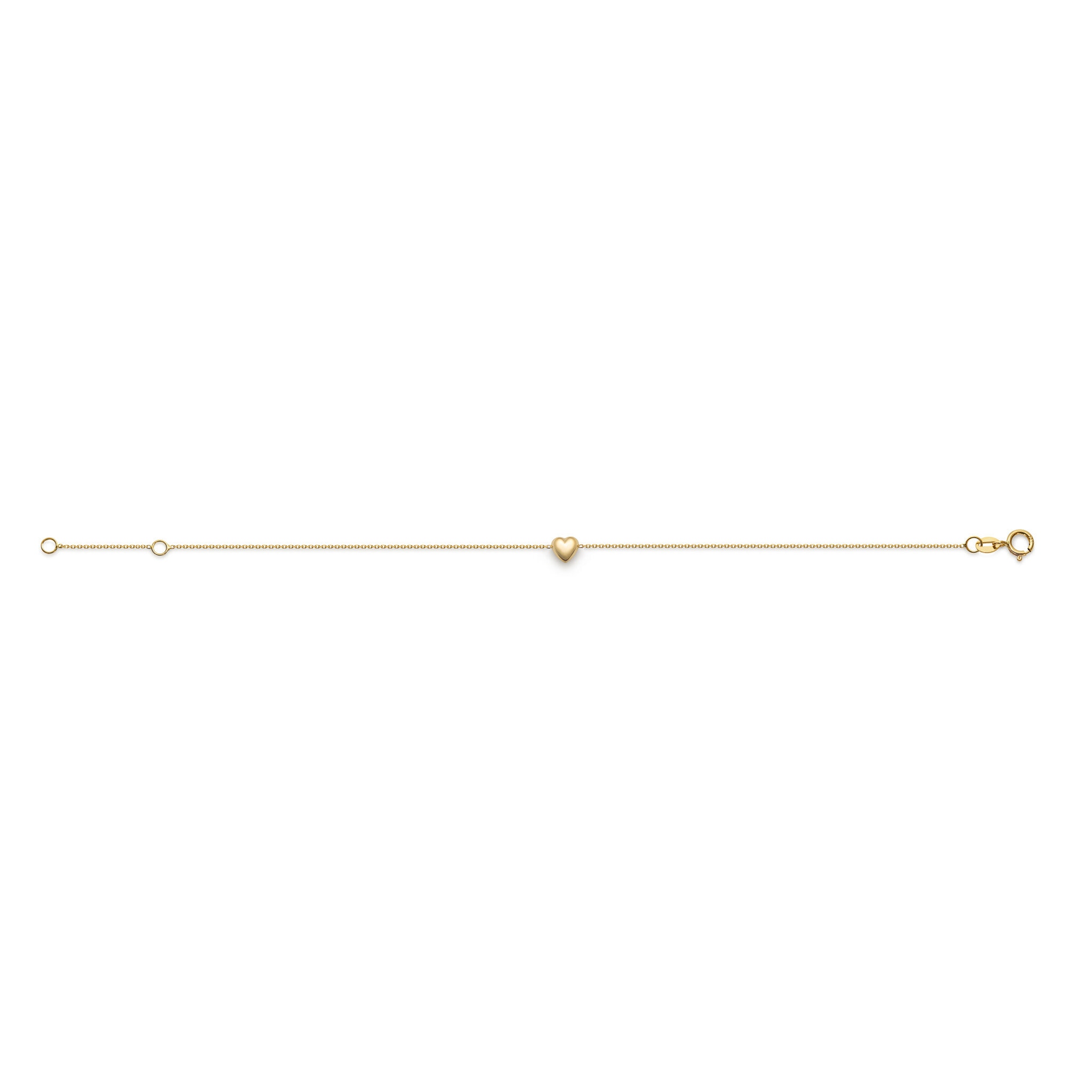Armband 18k hjärta 