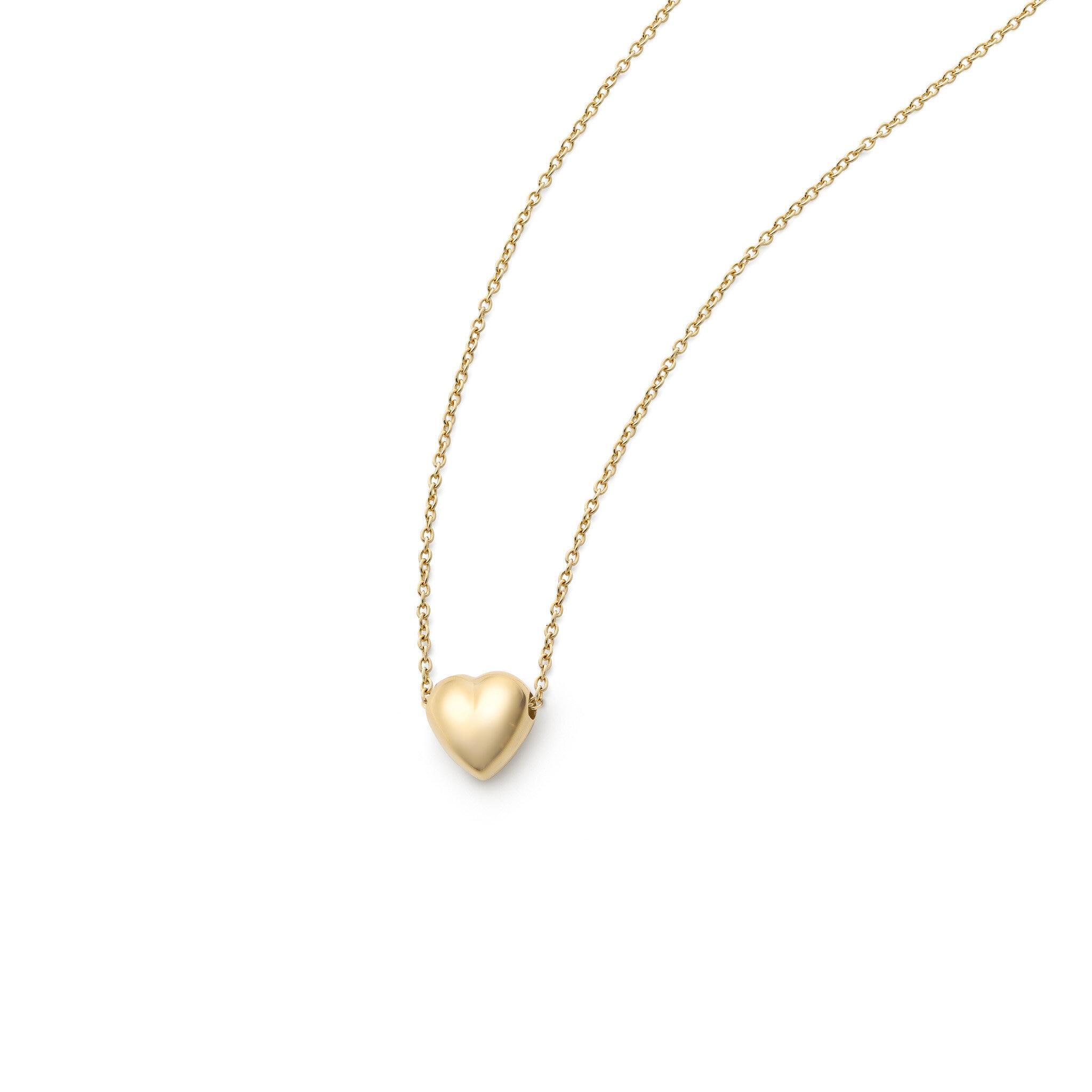 Halsband 18k hjärta  