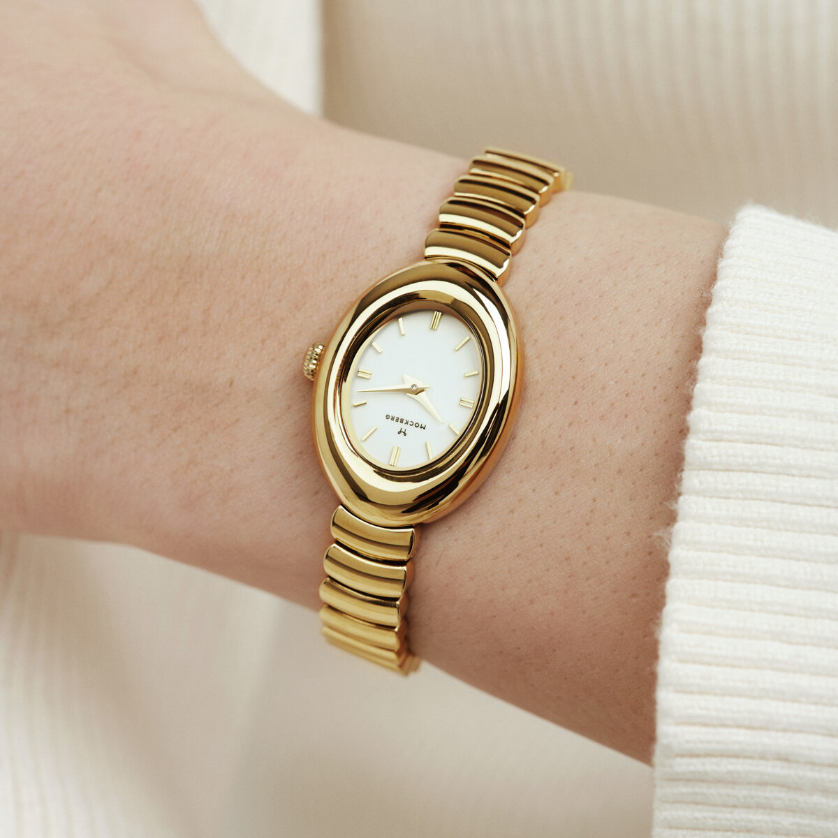 Belle Oval Gold Watch